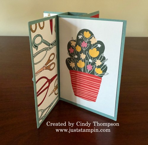 Stampin' Up! Pinwheel Tower card-visit juststampin.com for handmade inspiration and more-Jeanie Stark StampinUp