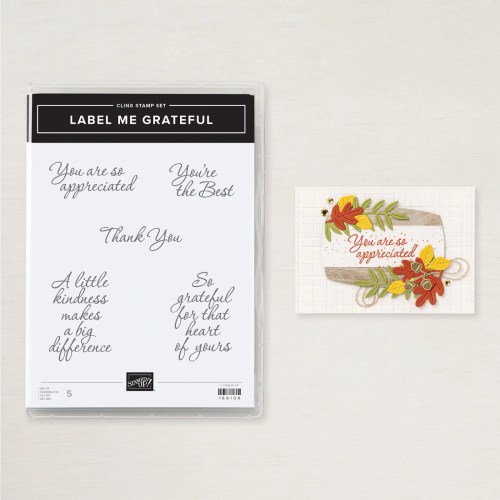 Stampin' Up! Label Me Grateful Stamp set-visit juststampin.com for handmade inspiration and more-Jeanie Stark StampinUp