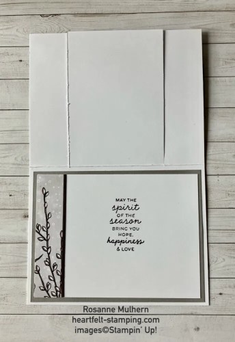 Stampin' Up! Nests of Winter with Delicate Pines fun fold holiday card idea-visit juststampin.com for handmade inspiration and more-Jeanie Stark StampinUp