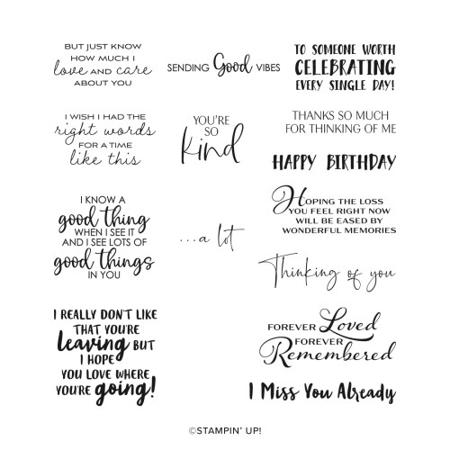 Stampin' Up! THe Right Words Stamp Set-visit juststampin.com for handmade inspiration and more-Jeanie stark StampinUp