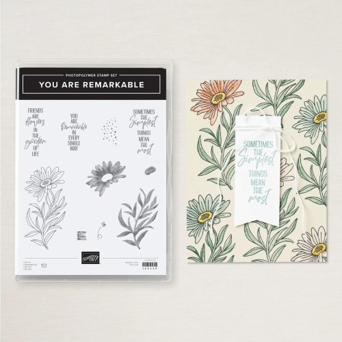 Stampin' Up! You Are Remarkable Stamp set-visit juststampin.com for handmade inspiration and more-Jeanie Stark StampinUp