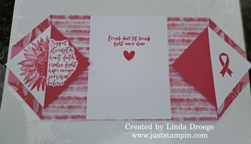 Stampin' Up! Love & Courage fun fold card idea-visit juststampin.com for handmade inspiration and more-Jeanie Stark StampinUp