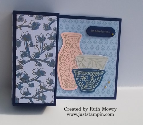 Stampin' Up! Kintsugi Inspirations pop up fun fold thinking of you card idea-visit juststampin.com for handmade inspiration, ordering information and more-Jeanie Stark StampinUp