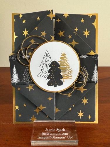 Stampin' Up! Peace on Earth & Modern Christmas Gate Fold card-Jeanie Stark StampinUp