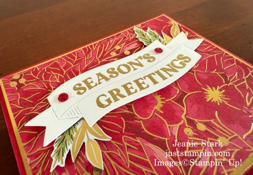 Stampin' Up! Traditional Labels & Traditions of Christmas fun fold card ideas-Jeanie Stark StampinUp