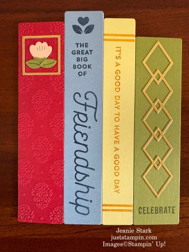 Stampin' Up! book shaped card idea-Jeanie Stark StampinUp
