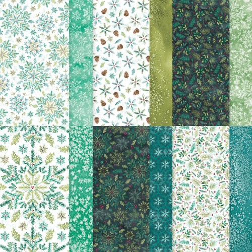 Stampin' Up! Elegant Pine Snowflakes Designer Series Paper-visit juststampin.com for handmade inspiration, ordering information, and more-Jeanie Stark StampinUp