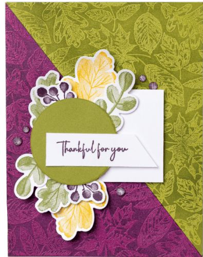 Stampin' Up! Etched Autumn thankful for you card idea-free tutorial-Jeanie Stark StampinUp