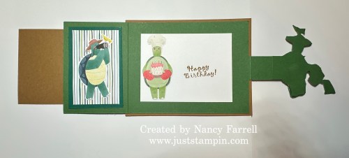 Stampin' Up! Turtle-y Cute Fun Fold Birthday card idea-visit juststampin.com for handmade inspiration and more-Jeanie Stark StampinUp