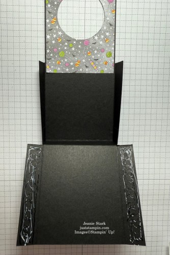 Stampin' Up! Fright Night and Spooky Sweet Door Hanger Treat Box for halloween-Jeanie Stark StampinUp
