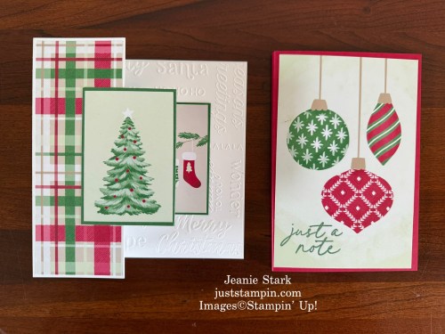 Stampin' Up! Christmas Tags & More Double Z Fold Christmas Card & Note Pad-Jeanie Stark StampinUp