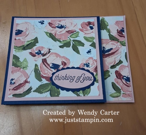 Stampin' Up! fun fold Thinking of You pocket card idea-visit juststampin.com for handmade inspiration and more-Jeanie Stark StampinUp