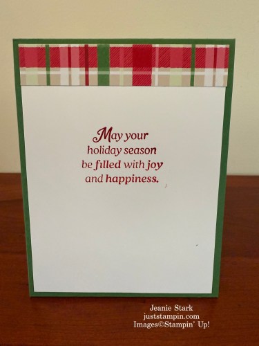 Stampin' Up! Words for the Season Christmas card idea-Jeanie Stark StampinUp