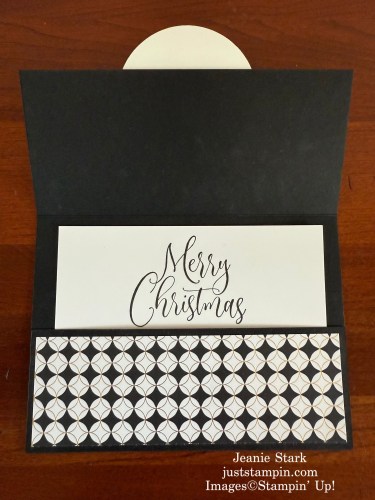 Stampin' Up! Modern Christmas Pocket Card with Ornamental Christmas stamp set-Jeanie Stark StampinUp