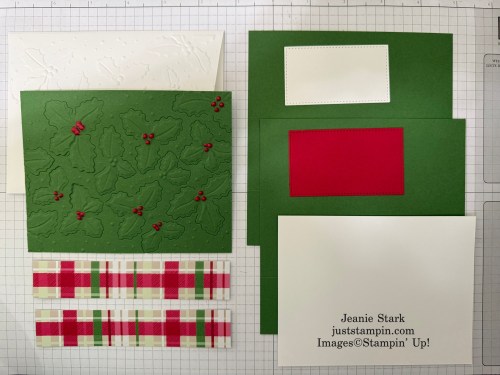 Stampin' Up! Jolly Holly pop up gift card holder-Jeanie Stark StampinUp