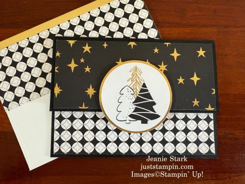 Stampin' Up! Modern Christmas Pocket Card-Jeanie Stark StampinUp