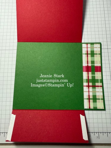 Stampin' Up! Jolly Holly Christmas Gift Card Holder with Christmas Tags & More Specialty Designer Series Paper-Jeanie Stark StampinUp