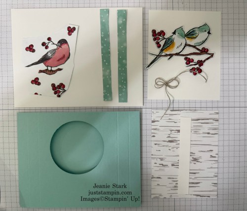 Stampin' Up! Nests of Winter Shadowbox card kit-Jeanie Stark StampinUp