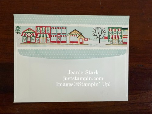 Stampin' Up! North Pole Delivery envelope-Jeanie Stark StampinUp