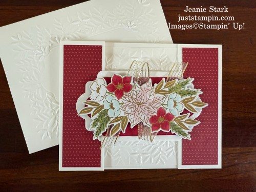 Stampin' Up! Traditions of Christmas fun fold card-Jeanie Stark StampinUp