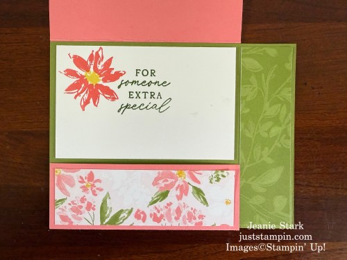 Stampin' Up! fun fold birthday gift card holder featuring the 12 Days of Crafting Advent Calendar-Jeanie Stark StampinUp