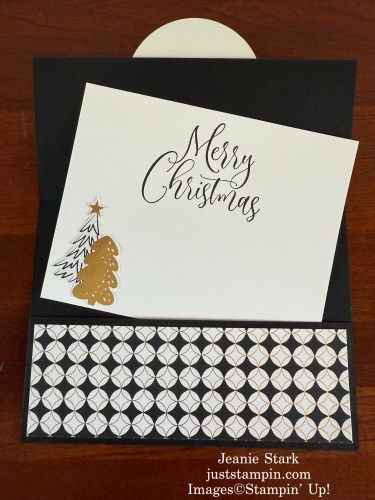 Stampin' Up! Modern Christmas Pocket Card with Ornamental Christmas stamp set-Jeanie Stark StampinUp