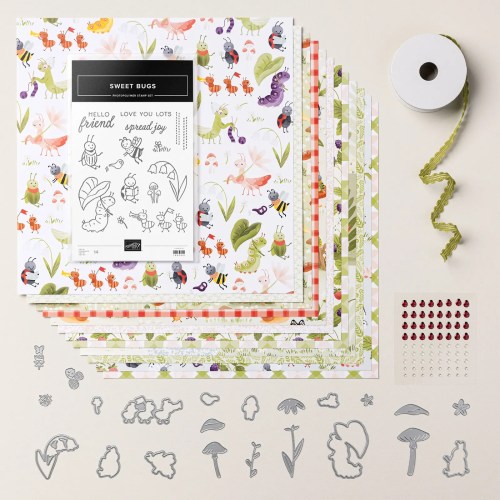 Stampin' Up! Cute As A Bug Suite Collection-visit juststampin.com for inspiration, ordering information, and more-Jeanie Stark StampinUp