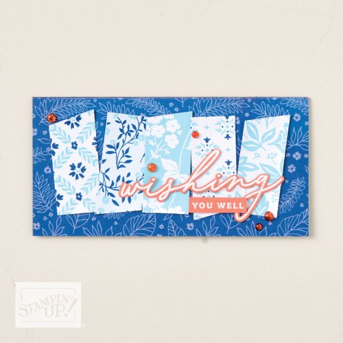 Stampin' Up! December Product of the Month True Blue Florals handmade card idea-visit juststampin.com for inspiration, ordering information, and more-Jeanie Stark StampinUp