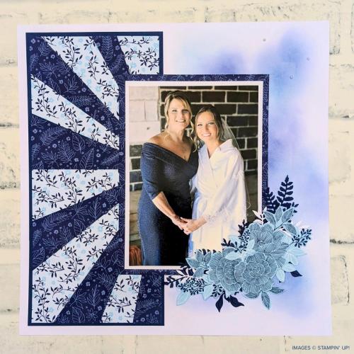 Stampin' Up! December Product of the Month True Blue Florals handmade card idea-visit juststampin.com for inspiration, ordering information, and more-Jeanie Stark StampinUp
