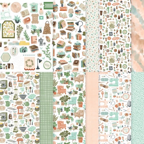 Stampin' Up! Hobby Haven Designer Series Paper-visit juststampin.com for inspiration, ordering information, and more-Jeanie Stark StampinUp