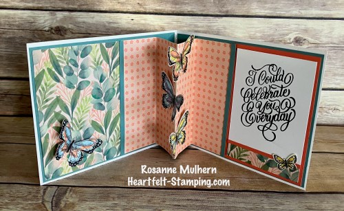 Stampin' Up! fun fold birthday card-visit juststampin.com for handmade inspiration and more-Jeanie Stark StampinUp