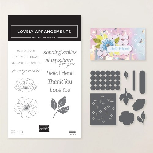 Stampin' Up! Lovely Arrangements Bundle-visit juststampin.com for inspiration, ordering information, and more-Jeanie Stark StampinUp