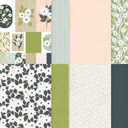 Stampin' Up! Lovely Blossoms Designer Series Paper-visit juststampin.com for inspiration, ordering information, and more-Jeanie Stark StampinUp