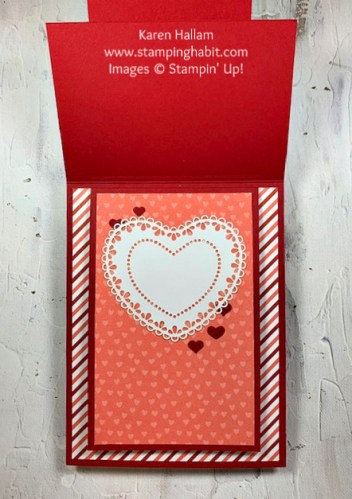 Made with Love Double Panel Flap fun fold valentine card-visit juststampin.com for handmade inspiration and more-Jeanie Stark StampinUp