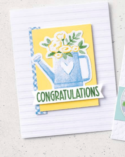 Stampin' Up! Reason to Celebrate Congratulations card idea- visit juststampin.com for inspiration, ordering information, and more-Jeanie Stark StampinUp