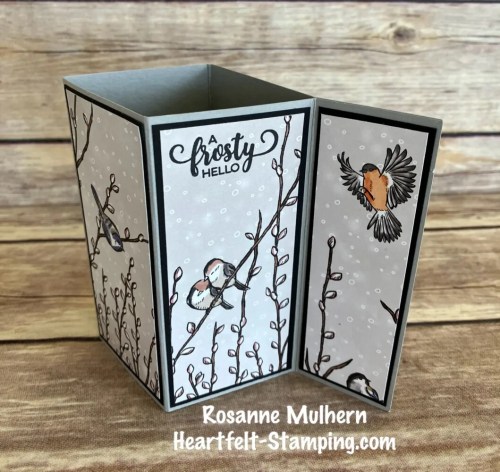 Stampin' Up! Nests of Winter fun fold card-visit juststampin.com for handmade inspiration and more-Jeanie Stark StampinUp