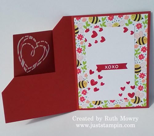 Stampin' Up! Valentine Corner Flip fun fold card-visit juststampin.com for handmade inspiration and more-Jeanie Stark StampinUp