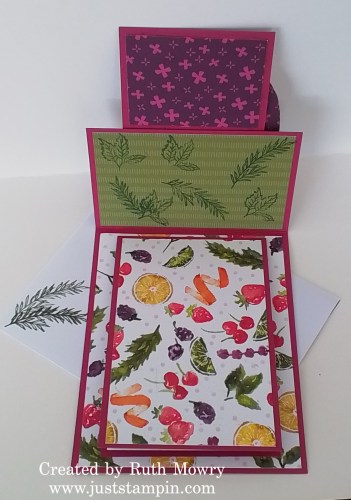 Celebratory Sips Double Panel Flap fun fold valentine card-visit juststampin.com for handmade inspiration and more-Jeanie Stark StampinUp