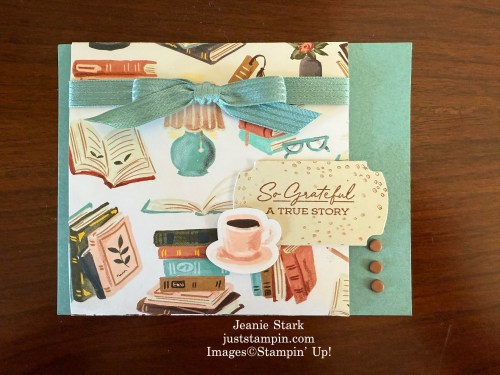 Stampin' Up! Notes & Totes fun fold gift card holder with Hobby Haven Designer Series Paper-Jeanie Stark StampinUp