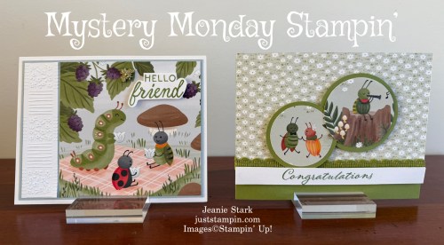 Stampin' Up! Cute As A Bug Fun Fold card for friend or wedding-Jeanie Stark StampinUp
