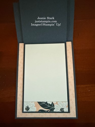 Stampin' Up! Lovely Blossoms Fun Fold birthday card idea with Lovely Arrangements Bundle-Jeanie Stark StampinUp