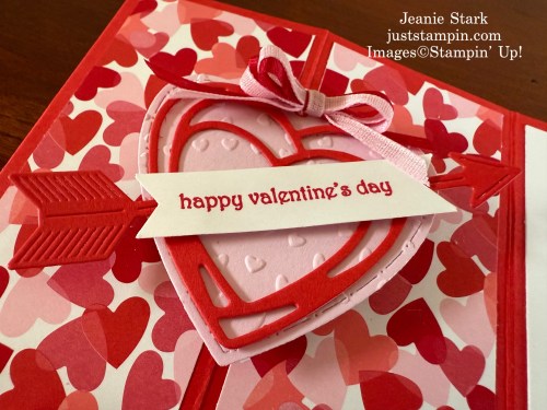 Stampin' Up! Made With Love fun fold Valentine card idea-Jeanie Stark StampinUp