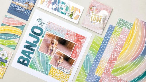 Stampin' Up! February 2026 Product of the Month, Painted Illusions 12 x 12 Designer Series paper-visit juststampin.com for inspiration, ordering information, and more-Jeanie Stark StampinUp