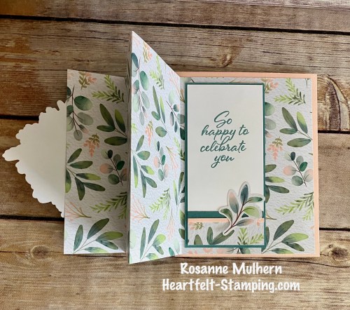 Stampin' Up! Frames & Flowers Accordion fold birthday card-visit juststampin.com for handmade inspiration and more-Jeanie Stark StampinUp