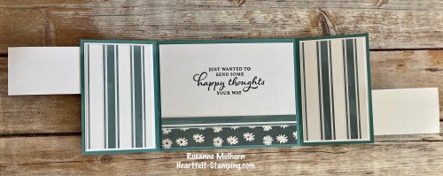 Stampin' Up! Happy Thoughts & Daisy get well fun fold card idea-visit juststampin.com for handmade inspiration and more-Jeanie Stark StampinUp