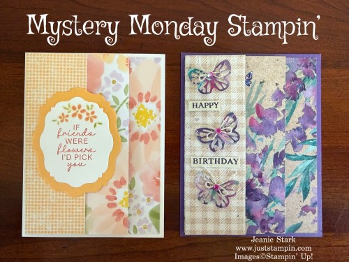 Stampin' Up! Accordion fold cards with Perennial lavender and Lovely & Beautiful-Jeanie Stark StampinUp