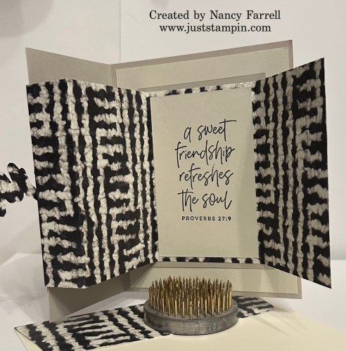 Stampin' Up! Need for Tweed fun fold birthday card idea-visit juststampin.com for handmade inspiration and more-Jeanie Stark StampinUp