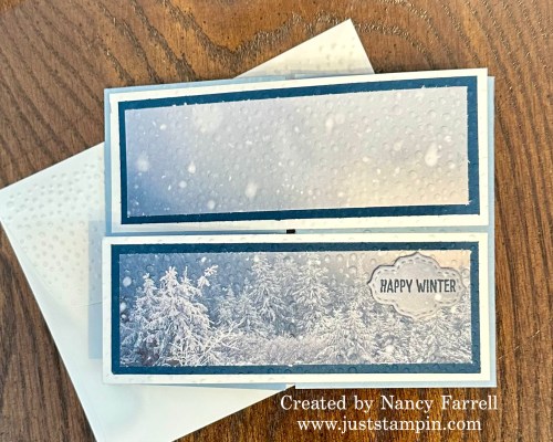 Stampin' Up! winter fun fold card idea-visit juststampin.com for handmade inspiration and more-Jeanie Stark StampinUp