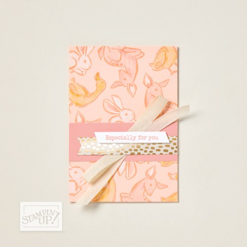 Stampin' Up! Notes of Spring card idea-visit juststampin.com for inspiration, ordering information, and more-Jeanie Stark StampinUp