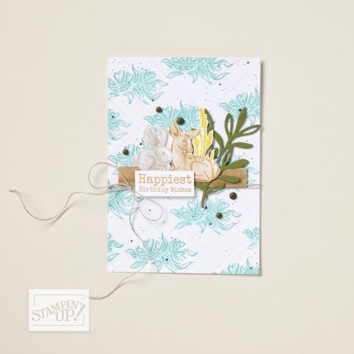 Stampin' Up! Notes of Spring card idea-visit juststampin.com for inspiration, ordering information, and more-Jeanie Stark StampinUp